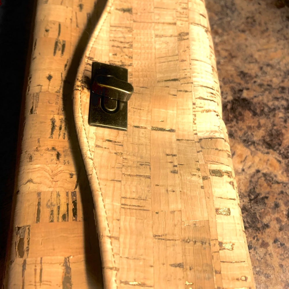 Beautiful vegan friendly  cork wallet